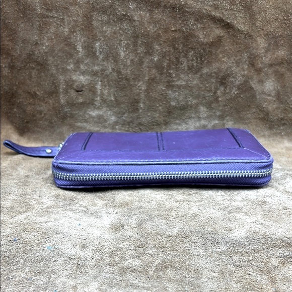 Purple Leather Wallet - Picture 5 of 14